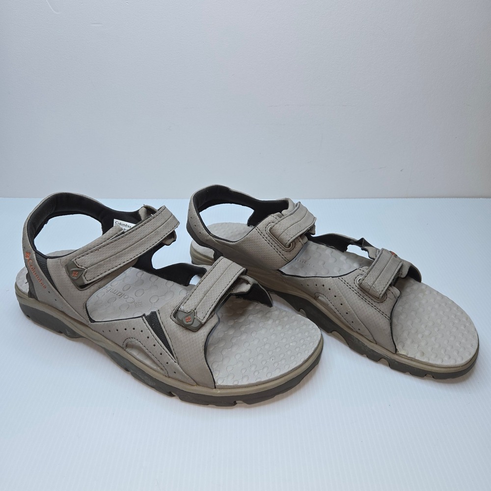 Columbia Ridge Line Sport Sandals BM4176-222 Hiking Outdoor Grey Mens 10
